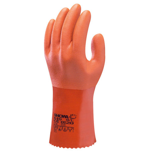 Atlas 620 Orange Glove, Size M. 12" Glove. Sold by the pair.