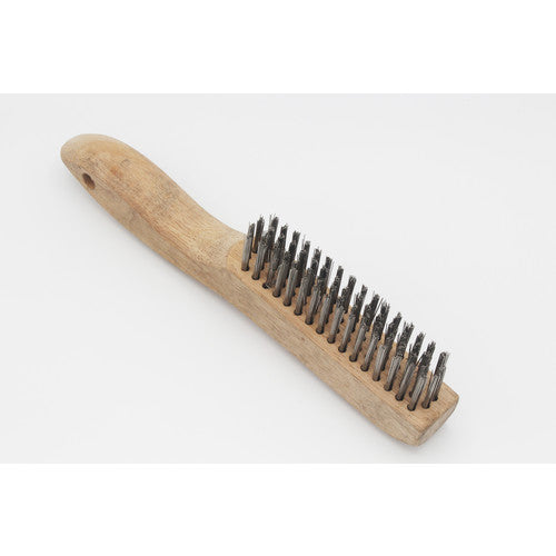 Wire Brush, Short Handle. 10", Stainless Steel. Sold individually.