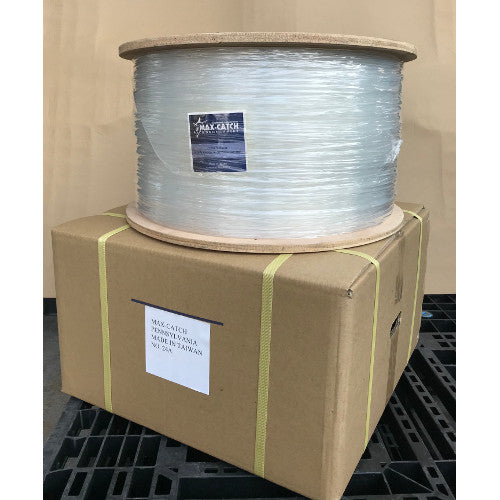 Max-Catch Clear Monofilament, Size 1.8MM, 50lb Spool. 50lb Spool. Sold individually.