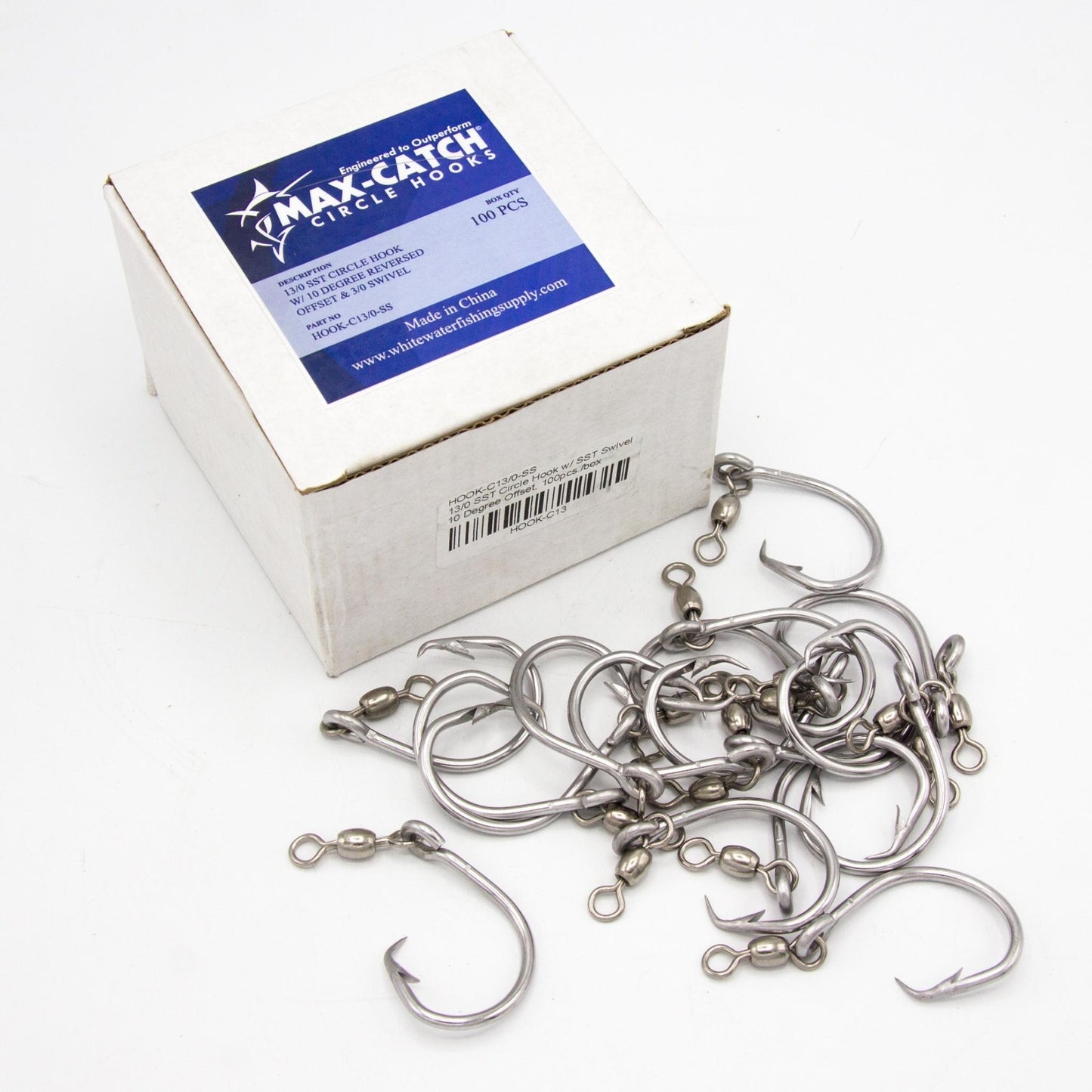 Max-Catch 12/0 Stainless Steel Circle Hooks