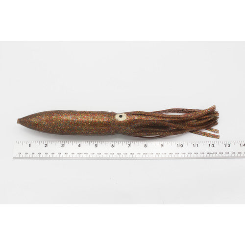 Max-Catch Artificial Squid Lure, Brown (#31), 32CM. Sold 100pcs./box.