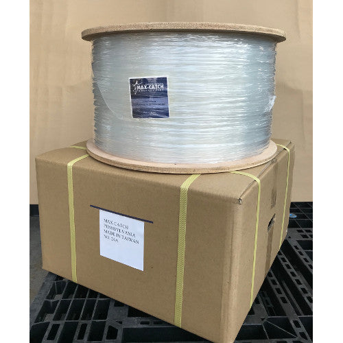 Max-Catch Clear Monofilament, Size 1.8MM, 50lb Spool. 50lb Spool. Sold individually. 